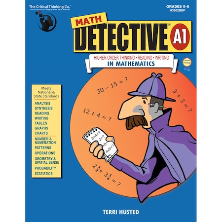 The Critical Thinking Co Math Detective Book, A1, Grade 5-6 03902BBP